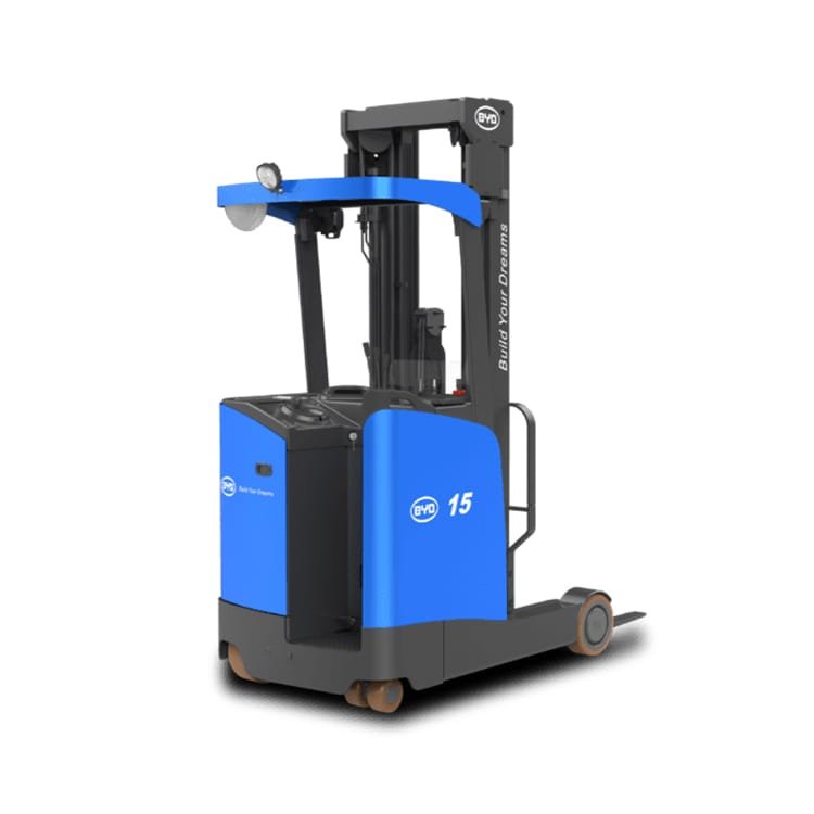 BYD Reach Truck | Electric Reach Forklift for Narrow Aisle Warehouse Solutions - Image 4