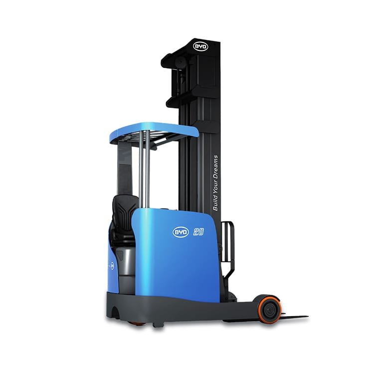 BYD Reach Truck | Electric Reach Forklift for Narrow Aisle Warehouse Solutions