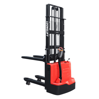 CDD-JPS Double Lift Electric Pallet Stacker | 1500kg Walkie Stacker