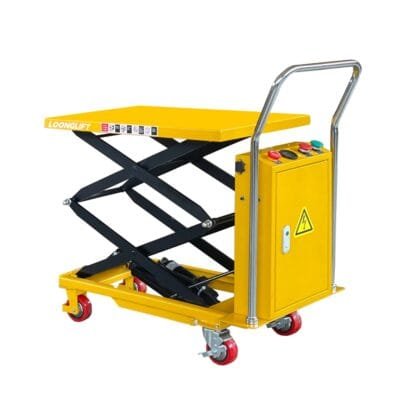 semi electric lift table 500kg for warehouse use