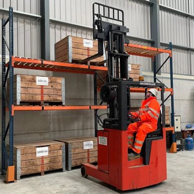 6M-12m 1.5Ton 2Ton Double Deep Scissor Reach Truck High-Density Rack Specialized Electric Forklift Truck