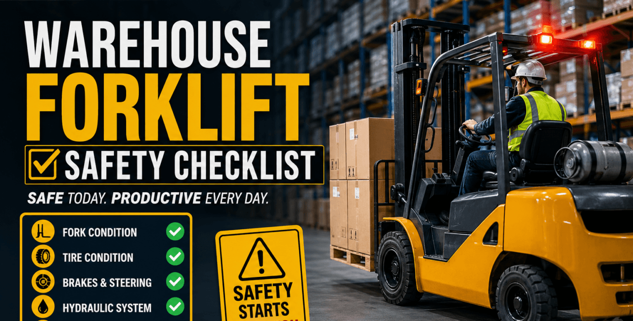 Warehouse Forklift Safety Checklist