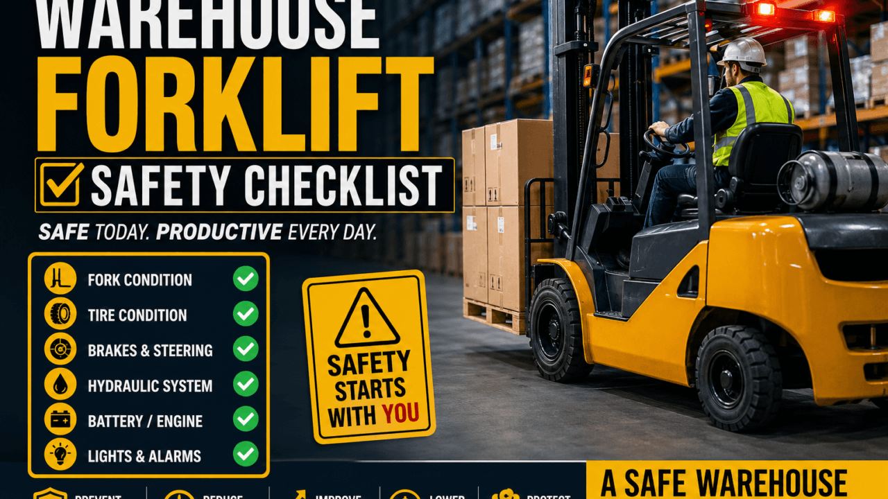 Warehouse Forklift Safety Checklist